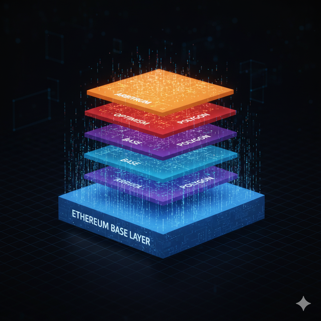 Ethereum Layer 2 network architecture diagram