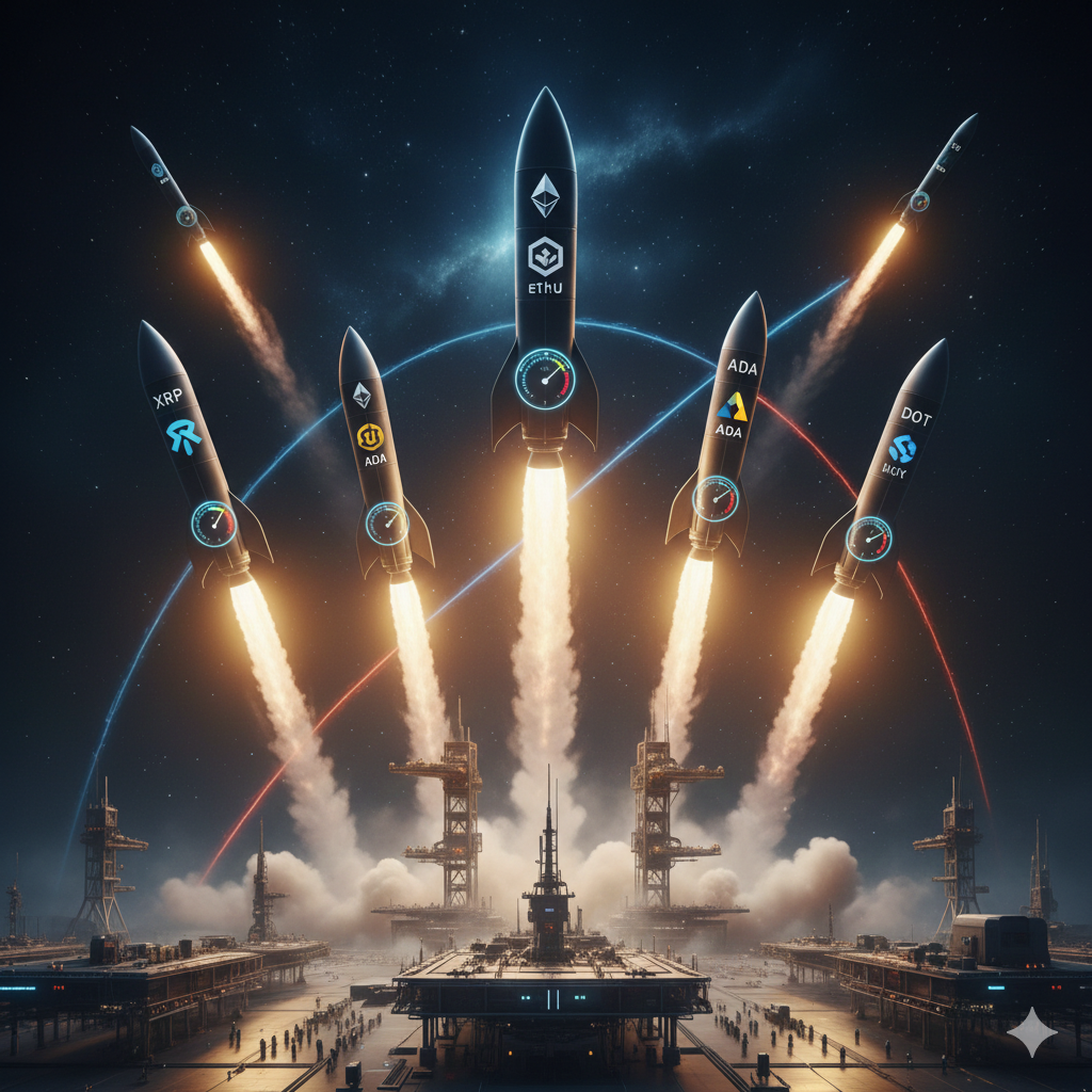 Top altcoins for 2026 including XRP, Ethereum, Solana and Cardano