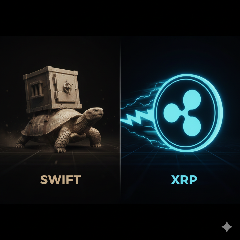 XRP network speed vs SWIFT bank transfer comparison