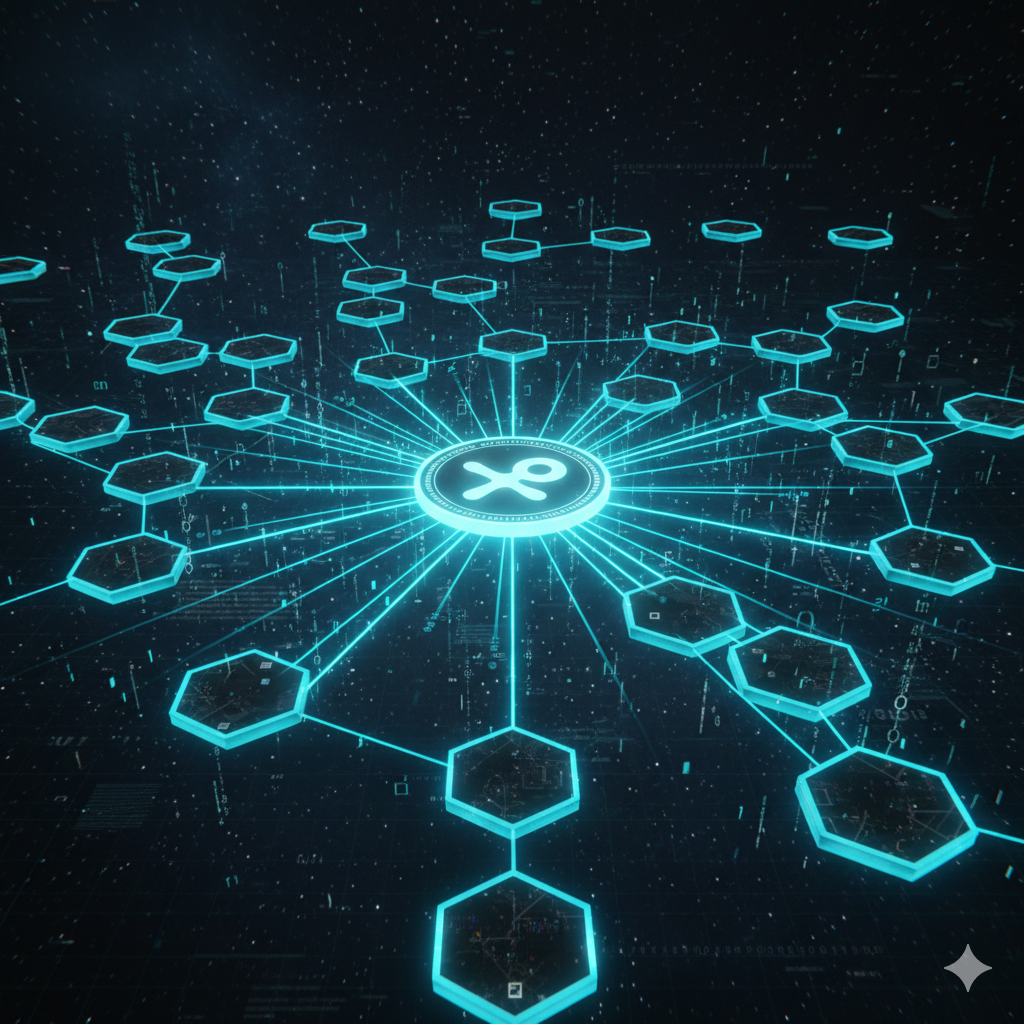 XRP Ledger blockchain structure with validator nodes